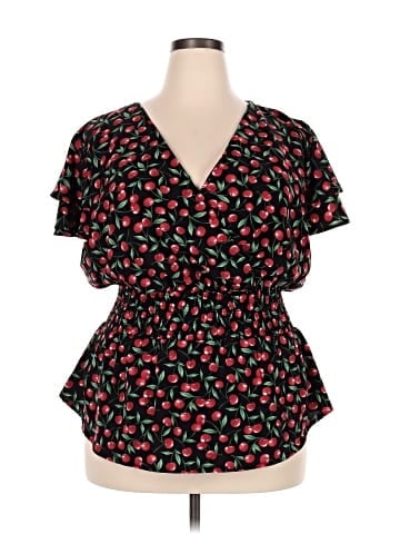 Sweet Rain Short Sleeve Blouse (view 1)