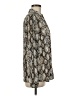 The Limited Animal Print Silver Long Sleeve Blouse Size M - photo 4