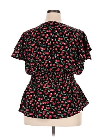 Sweet Rain Short Sleeve Blouse (view 2)