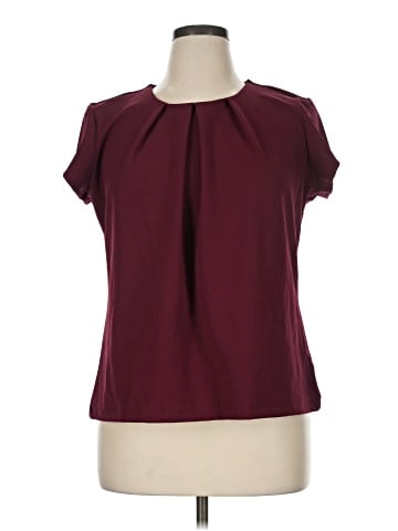 Liz Claiborne Short Sleeve Blouse (view 1)