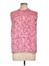 Maison Jules 100% Polyester Pink Sleeveless Blouse Size L - photo 1