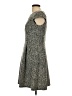 AB Studio 100% Polyester Tweed Gray Casual Dress Size 10 - photo 5