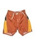 Old Navy 100% Polyester Color Block Orange Board Shorts Size 18-24 mo - photo 1