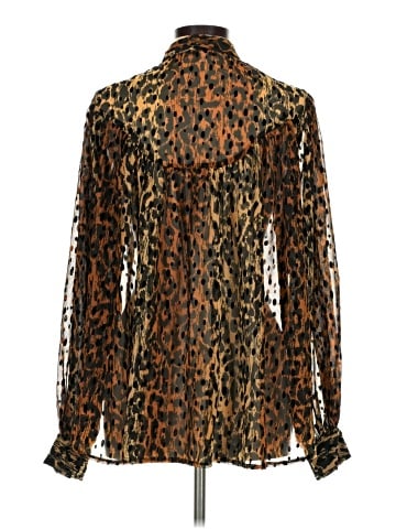 Topshop Long Sleeve Blouse (view 2)