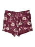 Torrid Floral Burgundy Shorts Size 1X Plus (1) - photo 1