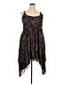 Torrid 100% Polyester Tie-dye Brown Cocktail Dress Size 2X Plus (2) - photo 1