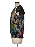 Matty M 100% Silk Blue Black Kimono Size M - photo 5