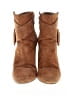 Naturalizer 100% Leather Tan Ankle Boots Size 8 - photo 2