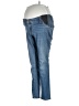 Isabel Maternity Color Block Blue Jeans Size 8 - photo 1