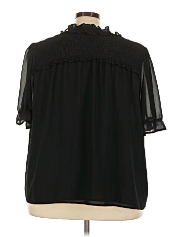 Pleione Short Sleeve Blouse (view 2)