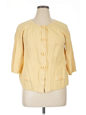 Christopher & Banks 3/4 Sleeve Button-Down Shirt (view 1)