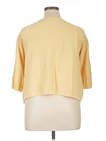 Christopher & Banks 3/4 Sleeve Button-Down Shirt (view 2)