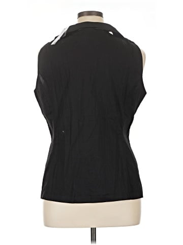 Signature by Larry Levine Sleeveless Button-Down Shirt (view 2)