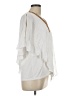 I.N. Studio 100% Rayon White 3/4 Sleeve Blouse Size L (petite) - photo 4