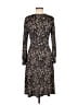 Attention Animal Print Black Casual Dress Size M - photo 2