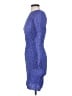 Samsoe Samsoe 100% Polyester Tweed Blue Cocktail Dress Size XS - photo 5