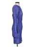 Samsoe Samsoe 100% Polyester Tweed Blue Cocktail Dress Size XS - photo 4