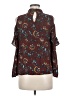 Meraki 100% Polyester Brown Sleeveless Blouse Size M - photo 2