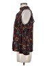 Meraki 100% Polyester Brown Sleeveless Blouse Size M - photo 5