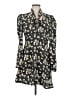 Topshop 100% Polyester Black Casual Dress Size 8 - photo 1