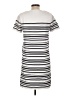 Zara Stripes White Casual Dress Size L - photo 2