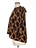 By Design 100% Polyester Argyle Brown 3/4 Sleeve Blouse Size XL - photo 5