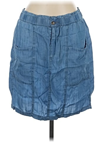 Saks Fifth Avenue Denim Skirt (view 1)