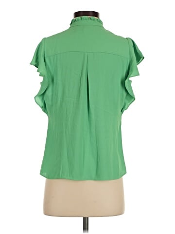 White House Black Market Short Sleeve Blouse (view 2)
