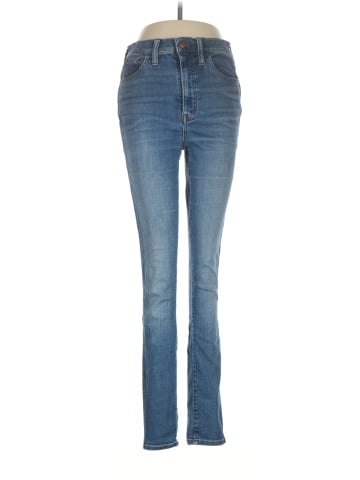 Madewell Tall 10" High-Rise Roadtripper Supersoft Jeans in Playford Wash (view 1)