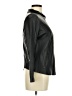 Trouve 100% Leather Black Leather Jacket Size M - photo 4