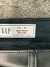 Gap 100% Polyester Solid Black Faux Leather Pants Size 8L - photo 7
