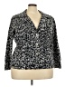 Laura Ashley Print Black Blazer Size 3X - photo 1