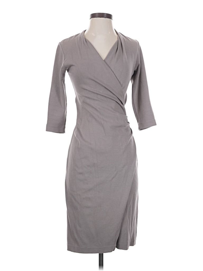 Pre-owned Pure Collection Cocktail Dress In Gray
