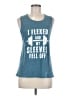 Bella + Canvas Teal Sleeveless T-Shirt Size M - photo 1