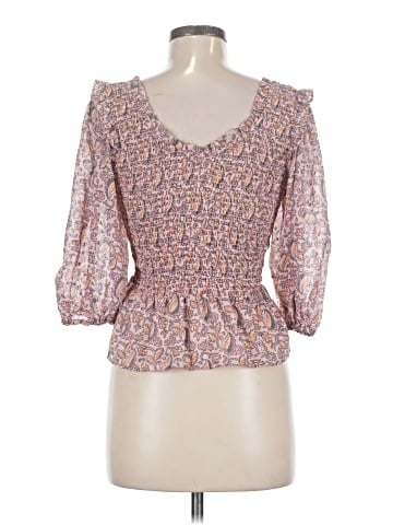 Topshop 3/4 Sleeve Blouse (view 2)