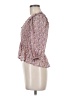 Topshop 100% Polyester Pink 3/4 Sleeve Blouse Size 6 - photo 5