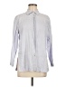 Kate Hill Blue 3/4 Sleeve Button-Down Shirt Size M - photo 1