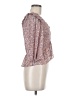 Topshop 100% Polyester Pink 3/4 Sleeve Blouse Size 6 - photo 4