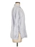 Kate Hill Blue 3/4 Sleeve Button-Down Shirt Size M - photo 4