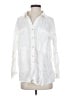 Magaschoni 100% Linen White 3/4 Sleeve Button-Down Shirt Size S - photo 1