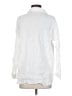Magaschoni 100% Linen White 3/4 Sleeve Button-Down Shirt Size S - photo 2