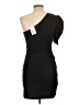 Speechless Solid Black Cocktail Dress Size L - photo 2