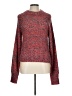 Current/Elliott Tweed Red Pullover Sweater Size Lg (3) - photo 1