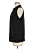 Perseption Concept Polka Dots Black Sleeveless Blouse Size M - photo 5