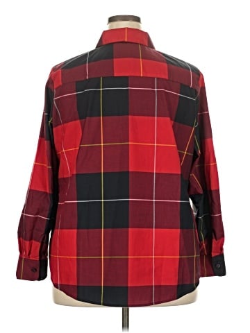 Foxcroft Long Sleeve Button-Down Shirt (view 2)