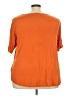 Westbound Orange Short Sleeve Top Size 3X - photo 2