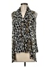Chaus Animal Print Silver Sleeveless Blouse Size 6 - photo 1