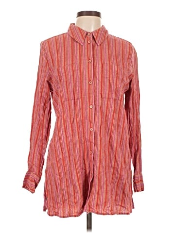Soft Surroundings Long Sleeve Button-Down Shirt (view 1)