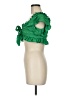 Shein Green Sleeveless Blouse Size 6 - photo 5