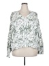 Nordstrom Green Long Sleeve Blouse Size 2X - photo 1